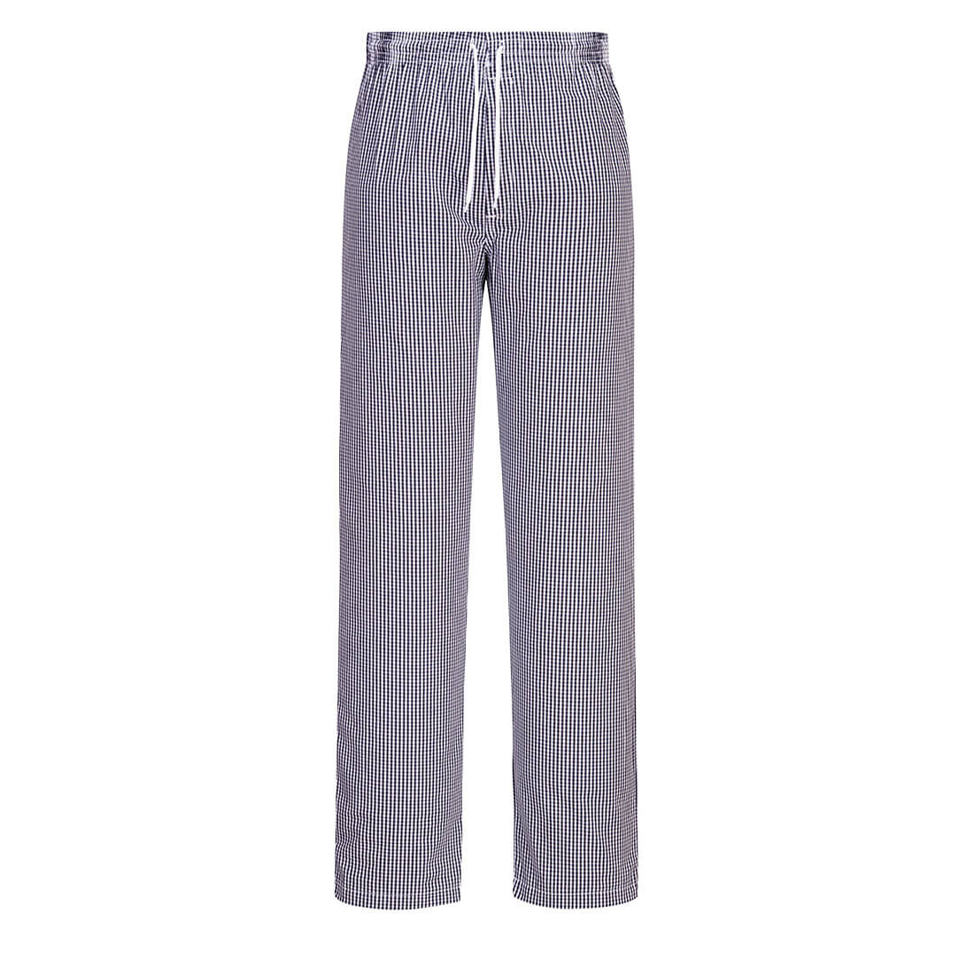 Bromley Chefs Trousers Blue Check